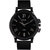 Oxcia Watch Round Dial Black Leather Strap Men Quartz Watch