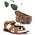 Elligator Men Multicolor Velcro Floater With Belt And Sunglass