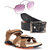 Elligator Men Multicolor Velcro Floater With Belt And Sunglass
