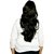 Homeoculture 20 inches Black Synthetic Hair Extension for Instant Styling