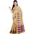 Fashionoma Purple Cotton Printed Saree With Blouse
