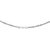 Shiyara Jewells Rhodium Plated Silver Sterling Silver Chain For Unisex