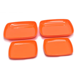 Machi Melamine Orange Square Snack Plates - set of 4: Buy Machi ... Machi Melamine Orange Square Snack Plates - set of 4: Buy Machi ...