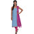 Platinum Present Cotton Women's Salwar Suit Dress Material stripes with Zari Border