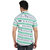ANYTIME Men's Green and White Color Half sleeve Casual Shirt
