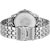 Oxcia Watch Round Dial Silver Metal Strap Men Quartz Watch