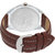Oxcia Watch Round Dial Brown Leather Strap Men Quartz Watch