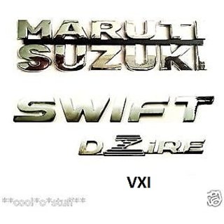 Buy Logo Maruti Swift Dzire Desire Monogram Emblem Chrome As Shown In Pic Online Get 75 Off