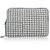Arvok 11 11.6 12 Inch Houndstooth Grey Canvas Fabric Laptop Sleeve With Extra Bag/Notebook Computer Carrying Case/Ultrabook Tablet Briefcase/Pouch Cover For MacBook Air/Pro/Acer/Asus/Dell/Lenovo/HP
