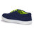 Groofer Men's Blue and Neon Green Casual shoes