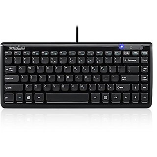 Perixx PERIBOARD-407B Mini Keyboard, Black (10789)