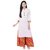 Mystique India Off-White Embellished Cotton Kurti for Women