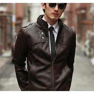 Party wear leather jacket hot sale