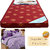 Story @ Home Maroon Foam Matress(7235 4inch ) With Cotton Single Bedsheet  1 Pillow Cover