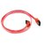 eDragon 24inch SATA 6Gbps Cable w/Locking Latch (90 Degree to 180 Degree) - UV Red - 12 Pack