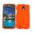 Cell Armor Snap Case for Samsung Galaxy S4 Active i9252 - Retail Packaging - Fluorescent Orange
