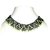 Beadworks Hand Woven In Style Collar Necklace