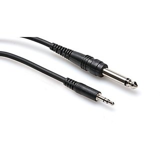 Hosa Cable CMP105 1/8 Inch TRS To 1/4 Inch TS Cable - 5 Foot