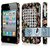 Empire Signature Series Slim-Fit Case for Apple iPhone 4/4S - Retail Packaging - Vintage Floral Stud
