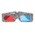 DOMO nHance RB4B Anaglyph Passive Cyan and Magenta Red and Blue Paper 3D Video Glasses (Pack of 4 pcs)
