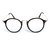 TheWhoop Black Golden Transparent Spectacles Frame Eyeglasses