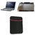 3 in 1 Combo of Laptop Screen Guard and Keyboard Protector for all Laptops Size 15.6 & Laptop Sleeve Bag 15.6 inch (Blac