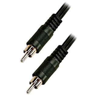 Vanco AC113M25X Nickel Plated RCA Male Plug To RCA Male Plug Cable (25 Feet)