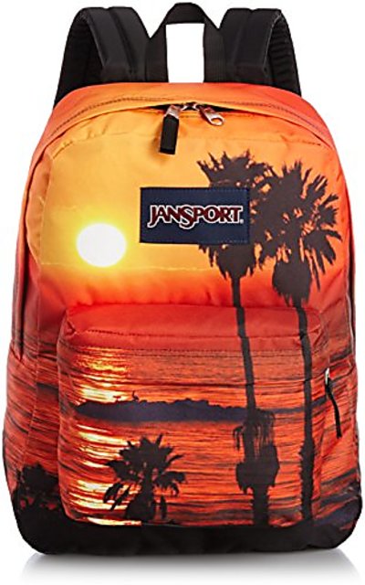 jansport backpack orange palm trees Big Student The JanSport SuperBreak backpack has been the #1 selling school pack for students around the world for nearly 35 years JANSPORT SuperBreak Backpack - APRICOT