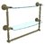 Allied Brass DT-34TB/18-ABR 18-Inch by 5-Inch Double Shelf with Towel Bar, Antique Brass