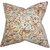 The Pillow Collection Geneen Geometric Pillow, Brown