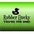 Design with Vinyl Design 260 Rubber Ducky Picture Art - Home Decor - Vinyl Wall Decal, 14-Inch By 20-Inch, Black