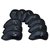 wi8 10pcs Thick Synthetic Leather Golf Club Iron Headcover Covers For Taylormade Callaway And Other Brands 3-SW