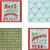 CoasterStone AS10086 Holiday Talk Absorbent Coasters, 4-1/4-Inch, Set of 4