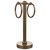 Allied Brass 953T-BBR 2-Ring Guest Towel Holder, Brushed Bronze