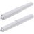 BCP Pack of 2 White Color Plastic Spring Loaded Toliet Paper Roller Replacement Spindles
