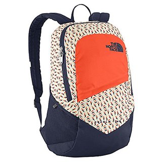 Buy The North Face Double Time Backpack Orange Rust Tribal