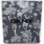 DKNY Duvet Cover Grey Floral Outline Silhouette Cover 3pc Set Full Queen 100% Cotton Bedding Ash Gray White Charcoal Gre