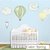 Hot Air Balloon Decals & Cloud Wall Stickers for Baby Room Nursery (Spring)
