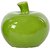 Urban Trends Ceramic Apple, Green