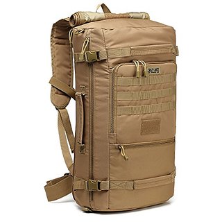 Buy Crazy Ants Military Tactical Backpack Hiking Camping Daypack Shoulder Bag Upgraded Version Khaki 35L Online 5557 from ShopClues