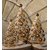 Bethany Lowe Christmas Romantic Bottle Brush Trees Gold and Silver LG0742
