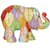 Westland Giftware Elephant Parade Resin Figurine in Tin Window Box, Leaves, 4-Inch