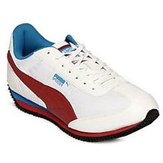 Buy Puma Speeder Tetron II White Red Men Shoes | Online Shopping Store ...