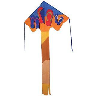 In The Breeze Flip Flop Family Fly-Hi Delta Kite, 48-Inch