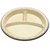 Enviroware GFP9-3-500W 9-Inch Wheat Biodegradable Round Plate with 3 Compartment 125-Pack (Case of 4)