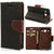Mobimon Luxury Mercury Diary Wallet Style Flip Cover Case For Samsung Galaxy J7-6 (new 2016) J710 - BlackBrown