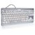 White Backlit Chroma Dimmable Tenkeyless Mechanical Gaming Keyboard 87 Keys Anti-Ghosting MX Blue Switches