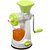 Fruit And Vegetable Plastic Juicer With Heavy Vacuum Based Surface And Steel Handle-Green