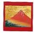 MIYABI Japanese Lacquer(makie) Mouse Pad Mount Fuji (Akafuji) Red