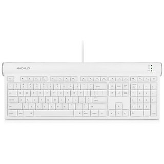 Macally Macally Full Size Usb Wired Computer Keyboard For Mac Macally Macally Full Size Usb Wired Computer Keyboard For Mac